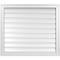 Ekena Millwork Vertical Surface Mount PVC Gable Vent: Functional, w/ 2"W x 1-1/2"P Brickmould Frame, 32"W x 28"H GVPVE32X2802SF - alternate 1